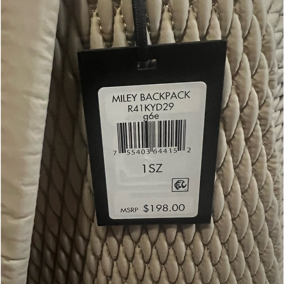 DKNY Miley Quilted Backpack - Picture 9 of 9